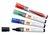 Whiteboardmarker Nobo Liquid ink schuin assorti 4mm 10stuks