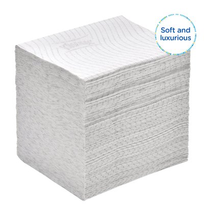 Toiletpapier Kleenex gevouwen 2-laags 110x186mm wit 8408
