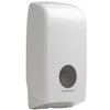 Toiletpapierdispenser Kimberly Clark Aquarius gevouwen wit 6946 foto