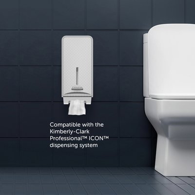 Toiletpapier Scott Control gevouwen 2-laags 110x186mm wit 8508