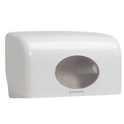 Toiletpapierdispenser Kimberly Clark Aquarius duo wit 6992