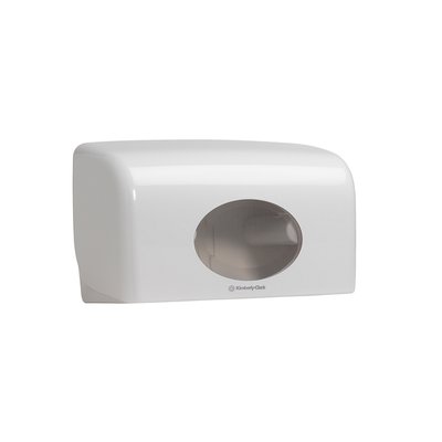 Toiletpapierdispenser Kimberly Clark Aquarius duo wit 6992