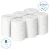 Handdoekrol Kleenex Ultra Slimroll 2-laags 100m wit 6781 foto