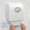 Handdoekrol Kleenex Ultra Slimroll 2-laags 100m wit 6781 foto