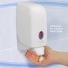Zeepdispenser Kimberly Clark Aquarius 1000ml wit 6948 foto