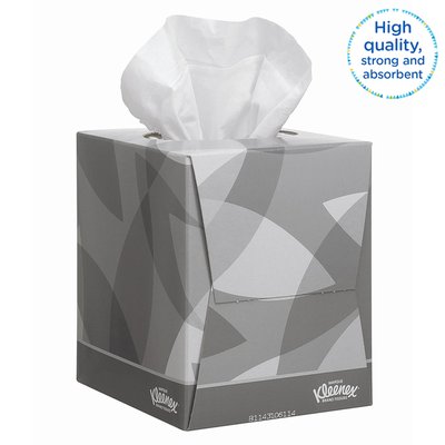 Facial tissues Kleenex kubus 2-laags 88 vel wit 8834