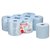 Poetspapier WypAll L10 1-laags 800 vel blauw 7255