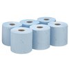 Poetspapier WypAll L10 1-laags 800 vel blauw 7255 foto