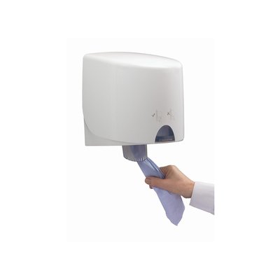 Poetspapier WypAll L10 1-laags 800 vel blauw 7255