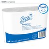 Toiletpapier Scott Essential 2-laags 600 vel wit 8517 foto