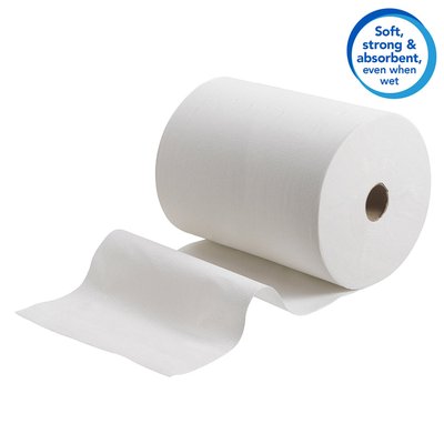 Handdoekrol Scott Control Slimroll 1-laags 165m wit 6657