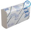 Handdoek Scott Slimfold m-vouw 1-laags 190x300mm 16x110 vel wit 5856 foto