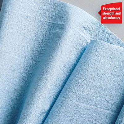 Poetspapier WypAll L20 2-laags 500 vel blauw 7300