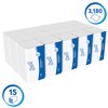 Handdoek Scott Control i-vouw 1-laags 215x315mm 15x212 vel wit 6663 foto