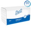 Handdoek Scott Control i-vouw 1-laags 215x315mm 15x212 vel wit 6663 foto