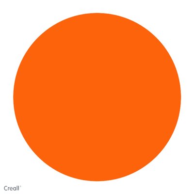 Plakkaatverf Creall basic oranje 500ml