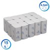 Handdoek Scott Control i-vouw 1-laags 200x210mm 15x304 vel wit 6689 foto