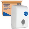Handdoekdispenser Kimberly Clark Aquarius i-vouw wit 6945 foto
