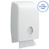Handdoekdispenser Kimberly Clark Aquarius i-vouw wit 6945 foto