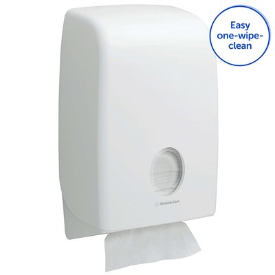 Handdoekdispenser Kimberly Clark Aquarius i-vouw wit 6945