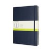 Carnet Moleskine XL 190x250mm uni couverture rigide bleu saphir Photo
