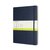 Carnet Moleskine XL 190x250mm uni couverture rigide bleu saphir
