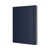 Carnet Moleskine XL 190x250mm uni couverture rigide bleu saphir Photo