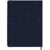 Carnet Moleskine XL 190x250mm uni couverture rigide bleu saphir Photo