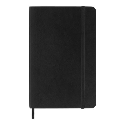 Carnet Moleskine Pocket 90x140mm pointillé couverture souple noir