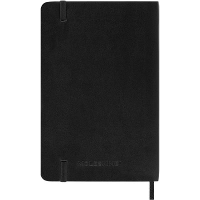 Carnet Moleskine Pocket 90x140mm pointillé couverture souple noir
