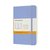 Notitieboek Moleskine pocket 90x140mm lijn soft cover hydrangea blue