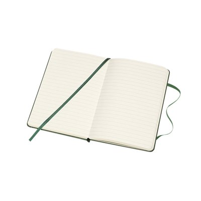 Carnet Moleskine Pocket 90x140mm ligné couverture rigide vert myrte