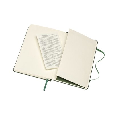 Carnet Moleskine Pocket 90x140mm ligné couverture rigide vert myrte