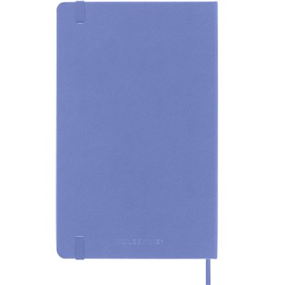 Notitieboek Moleskine large 130x210mm lijn hard cover hydrangea blue