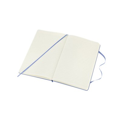 Notitieboek Moleskine large 130x210mm lijn hard cover hydrangea blue