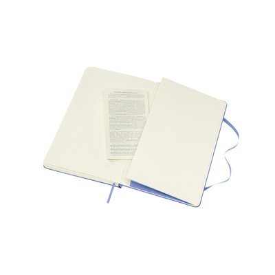 Notitieboek Moleskine large 130x210mm lijn hard cover hydrangea blue