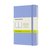 Notitieboek Moleskine pocket 90x140mm blanco hard cover hydrangea blue