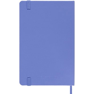 Notitieboek Moleskine pocket 90x140mm blanco hard cover hydrangea blue