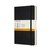 Carnet Moleskine Expanded Large 130x210mm ligné couverture rigide noir
