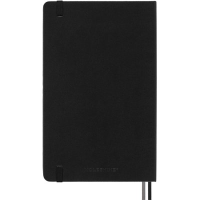 Carnet Moleskine Expanded Large 130x210mm ligné couverture rigide noir