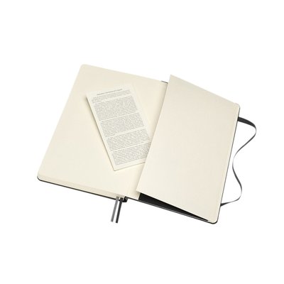Carnet Moleskine Expanded Large 130x210mm ligné couverture rigide noir