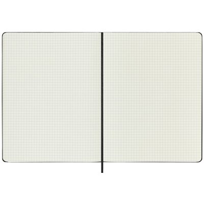 Carnet Moleskine XL 190x250mm carreau 5x5 couverture rigide noire