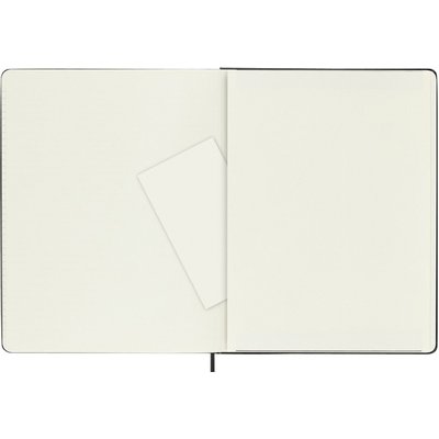 Carnet Moleskine XL 190x250mm carreau 5x5 couverture rigide noire