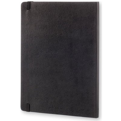 Carnet Moleskine XL 190x250mm carreau 5x5 couverture rigide noire