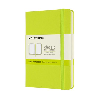 Carnet Moleskine Pocket 90x140mm uni couverture rigide vert citron