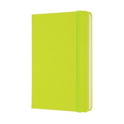 Carnet Moleskine Pocket 90x140mm uni couverture rigide vert citron