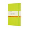 Carnet Moleskine large 130x210mm ligné couverture rigide vert citron Photo