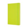 Carnet Moleskine large 130x210mm ligné couverture rigide vert citron Photo