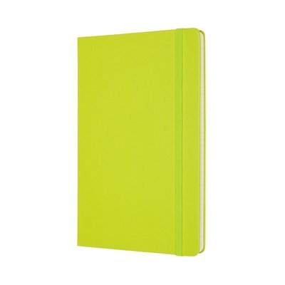 Carnet Moleskine large 130x210mm ligné couverture rigide vert citron