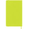 Carnet Moleskine large 130x210mm ligné couverture rigide vert citron Photo